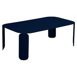 Table basse 120x70cm 42H BEBOP Fermob bleu abysse