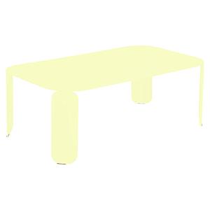Table basse 120x70cm 42H BEBOP Fermob citron givré