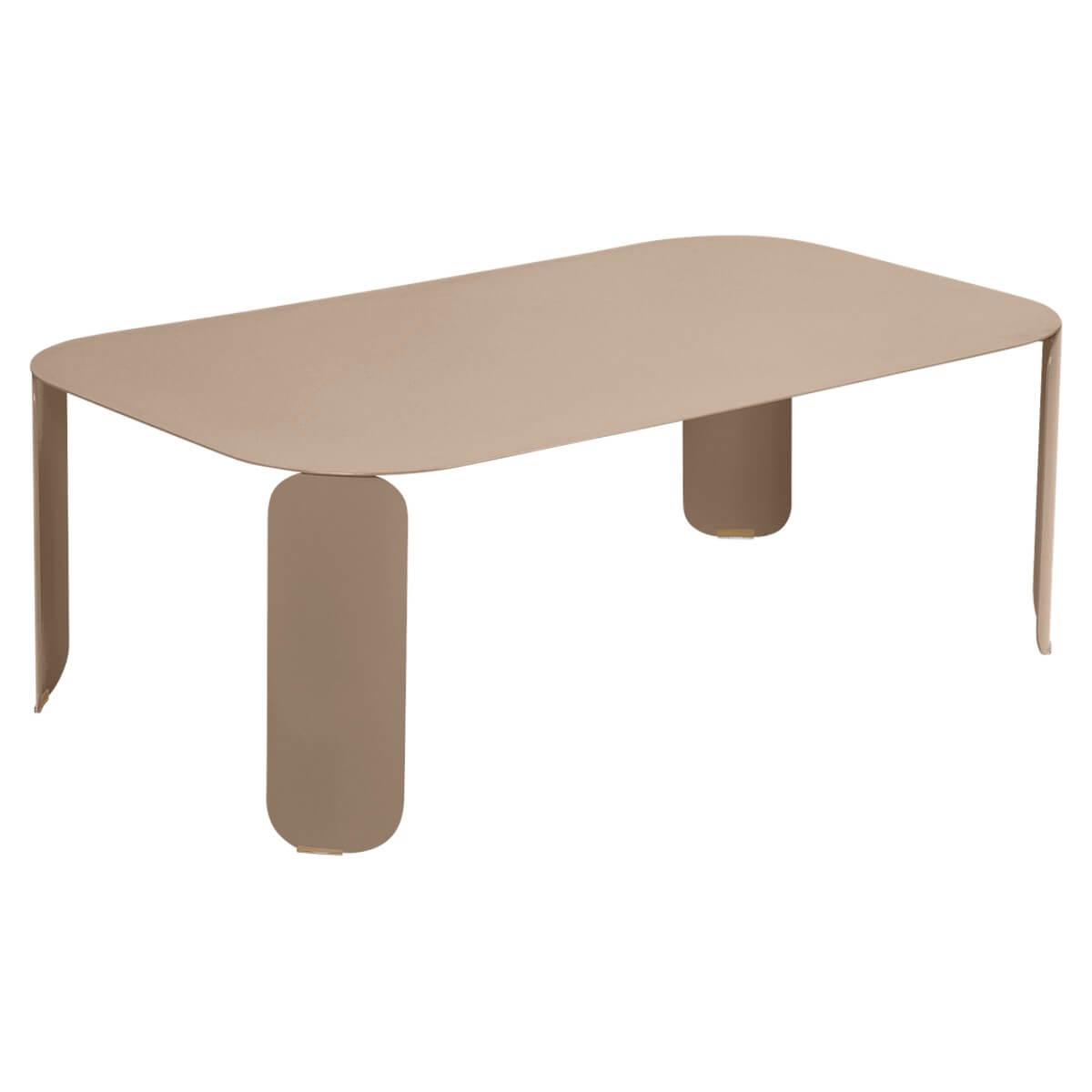 Table basse 120x70cm 42H BEBOP Fermob muscade