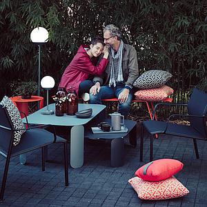 Table basse 120x70cm 42H BEBOP Fermob tilleul