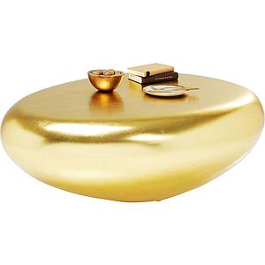 Table basse 122x96cm PEBBLE Kare Design doré
