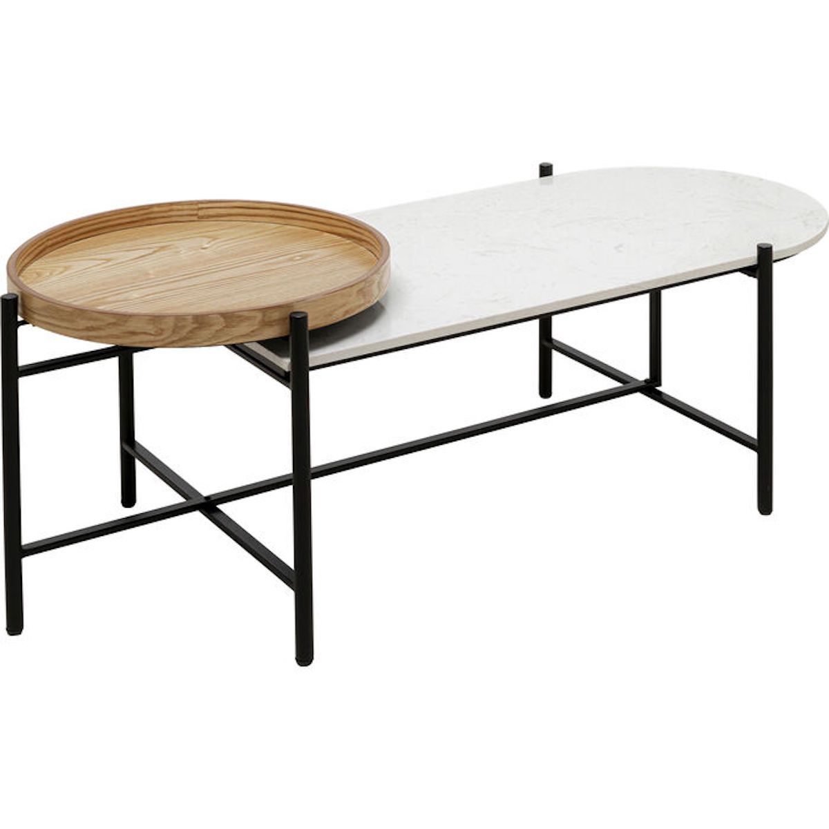 Table basse 128x55cm LAYERED Kare Design
