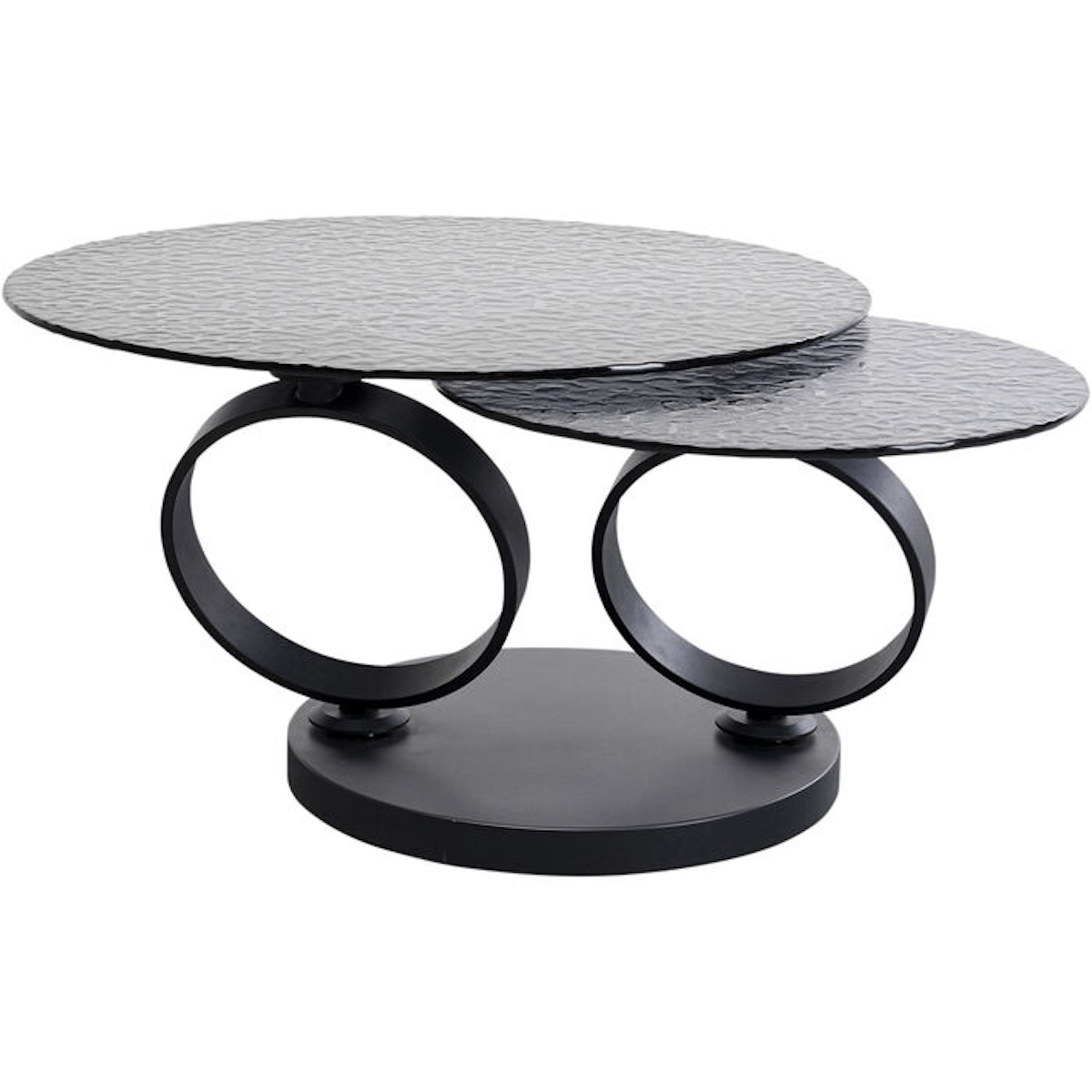 Table basse 133x80cm BEVERLY BUBBLE Kare Design noir