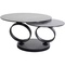 Table basse 133x80cm BEVERLY BUBBLE Kare Design noir