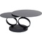 Table basse 133x80cm BEVERLY Kare Design noir