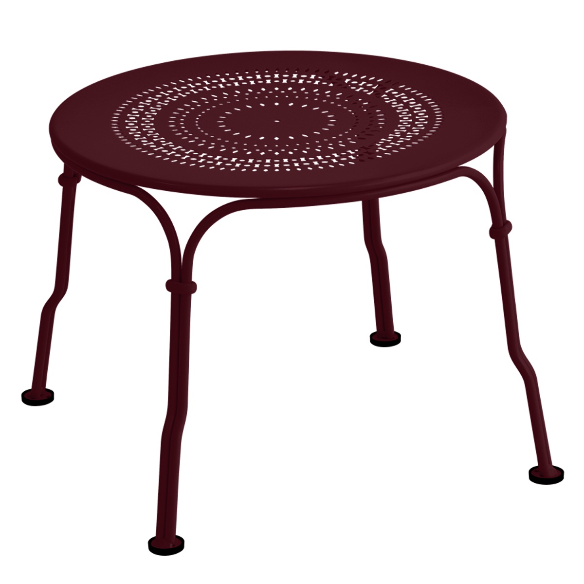 Table basse 1900 Fermob cerise noire