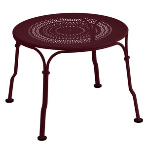 Table basse 1900 Fermob cerise noire
