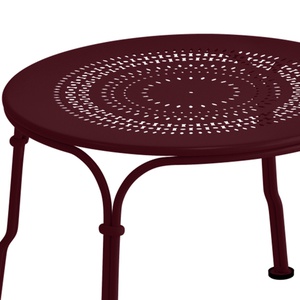 Table basse 1900 Fermob cerise noire