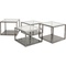 Table basse (4/Set) ORION Kare Design graphite