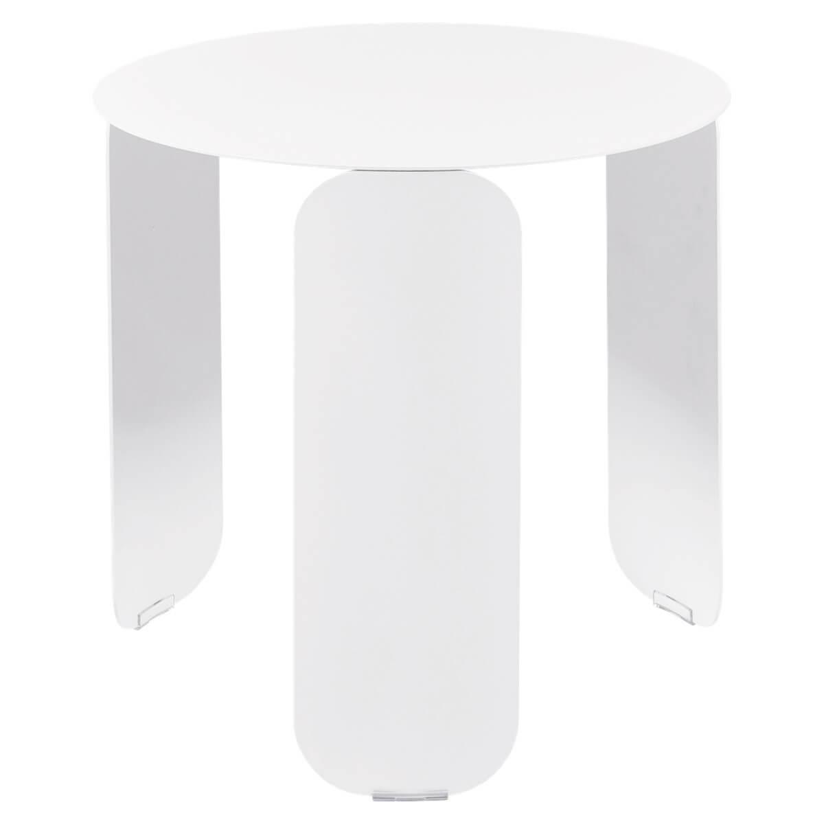 Table basse 45cm BEBOP Fermob blanc coton