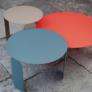 Table basse 45cm BEBOP Fermob blanc coton