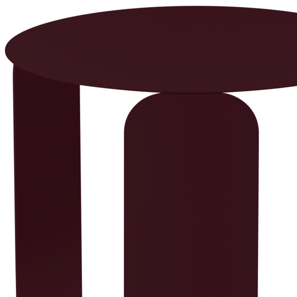 Table basse 45cm BEBOP Fermob cerise noire