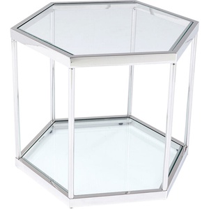 Table basse 45cm COMB KARE DESIGN argenté