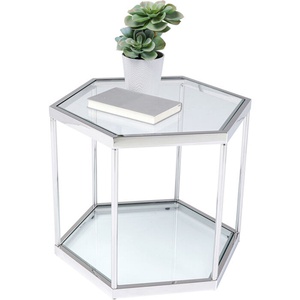 Table basse 45cm COMB KARE DESIGN argenté