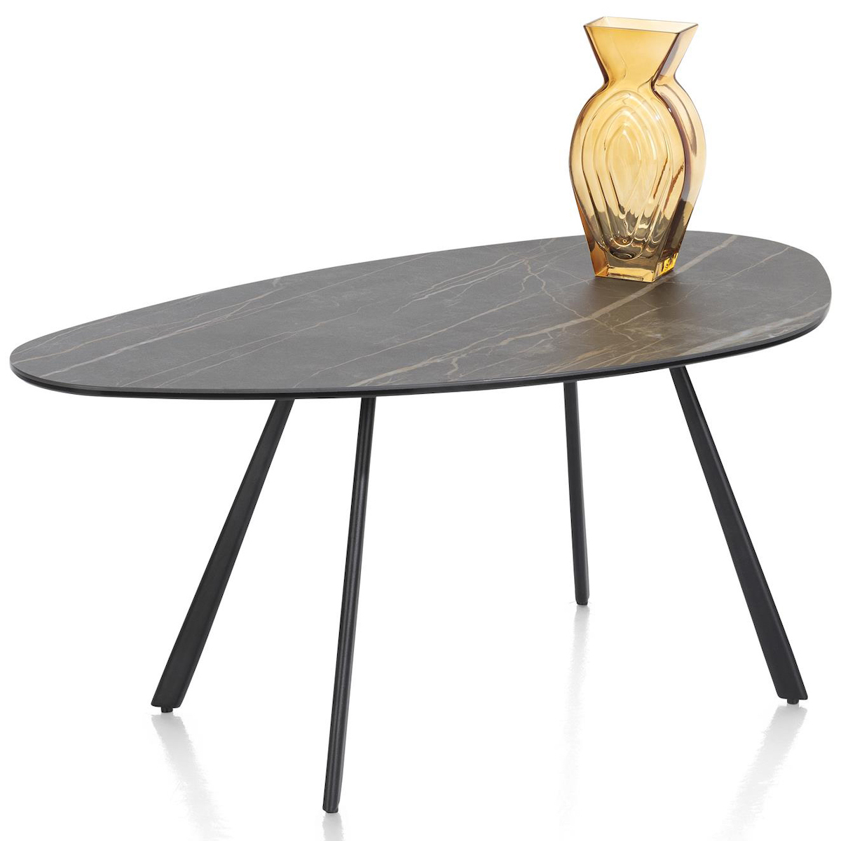 Table basse 49x94cm H42cm MONTELLO Xooon Noire