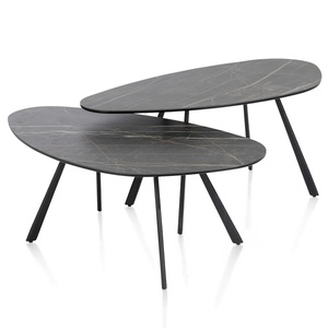 Table basse 49x94cm H42cm MONTELLO Xooon Noire