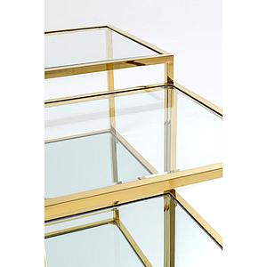 Table basse 4pcs ORION Kare Design doré