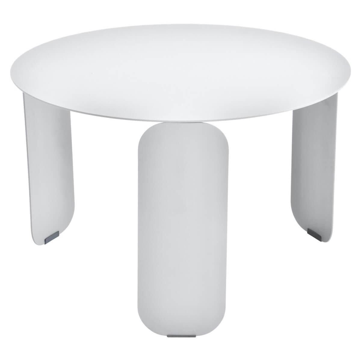 Table basse 60cm BEBOP Fermob blanc coton