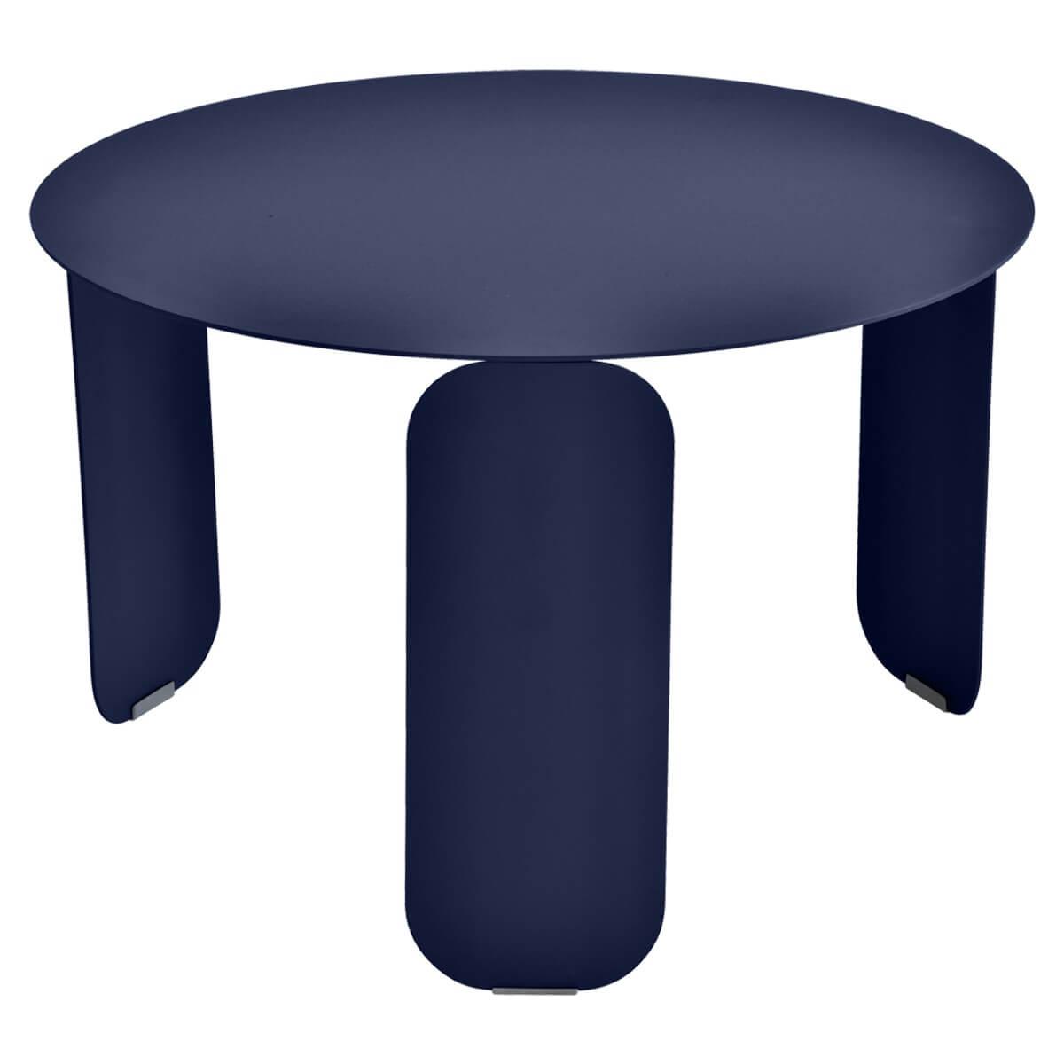 Table basse 60cm BEBOP Fermob bleu abysse