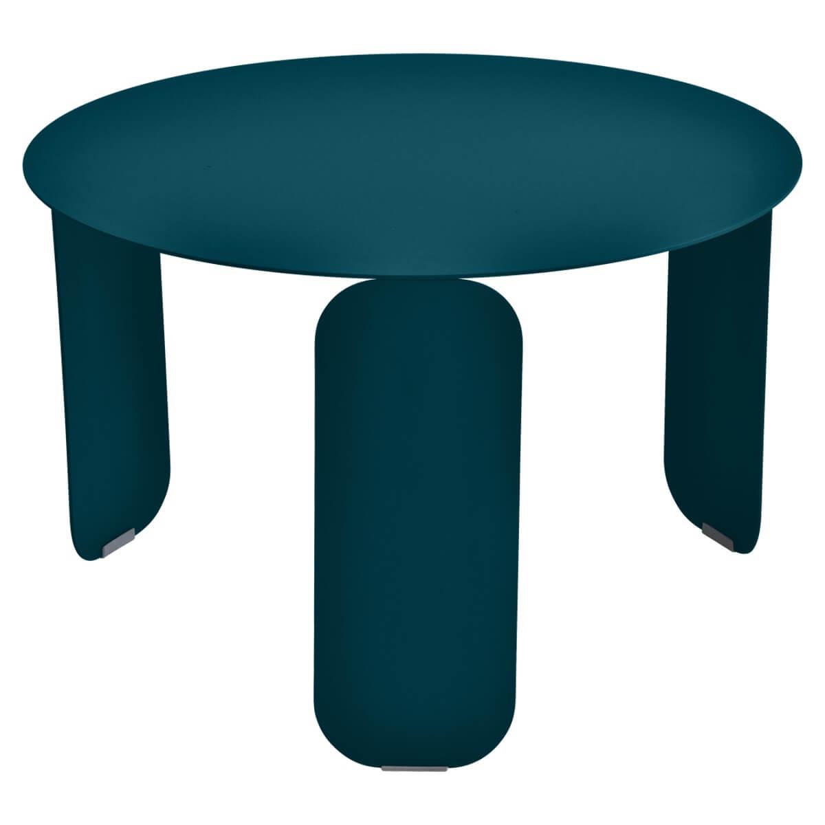 Table basse 60cm BEBOP Fermob bleu acapulco