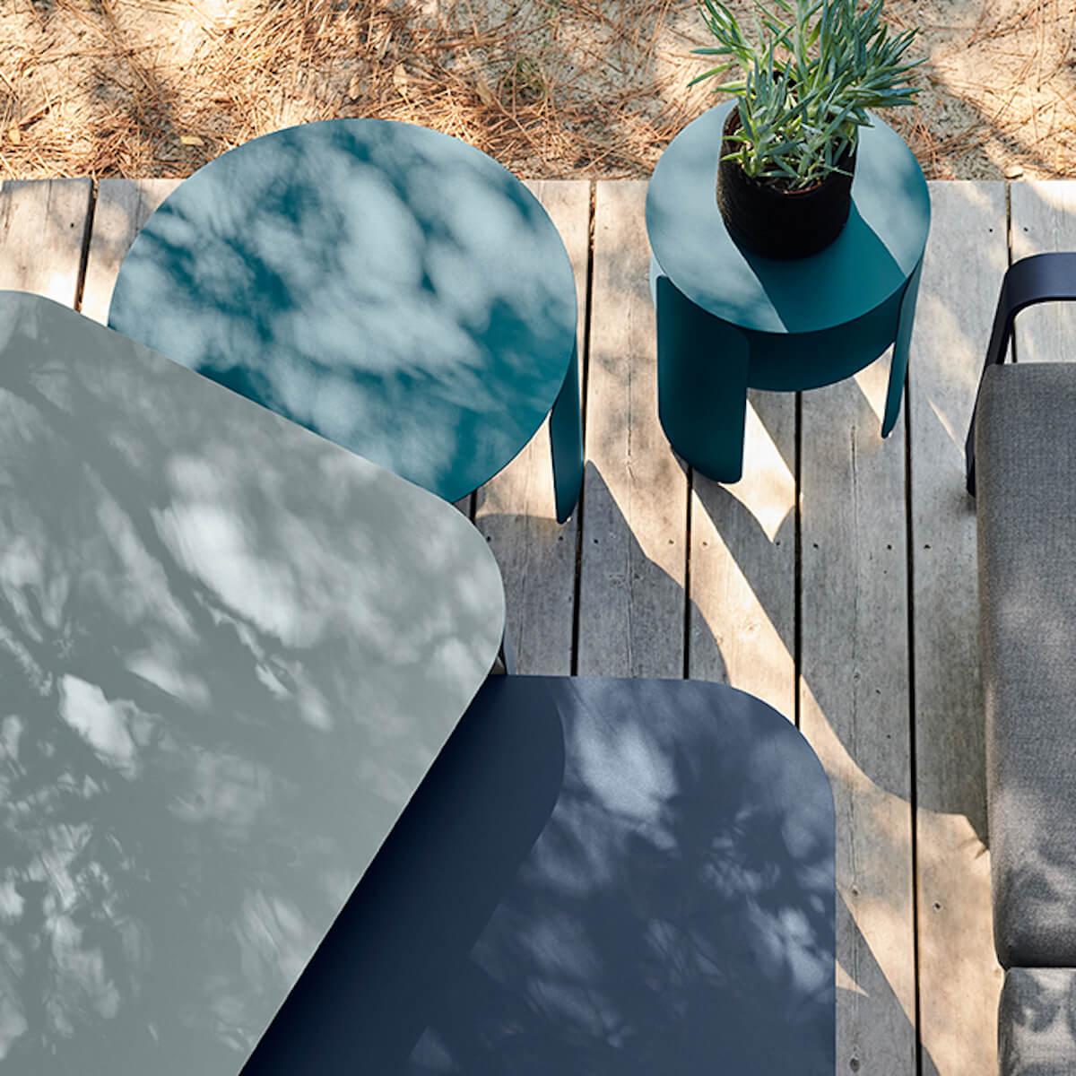 Table basse 60cm BEBOP Fermob bleu lagune