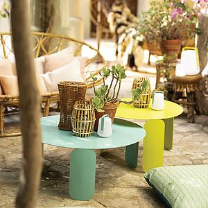 Table basse 60cm BEBOP Fermob capucine