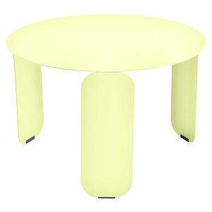 Table basse 60cm BEBOP Fermob citron givré