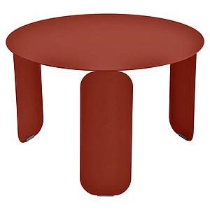 Table basse 60cm BEBOP Fermob rouge ocre