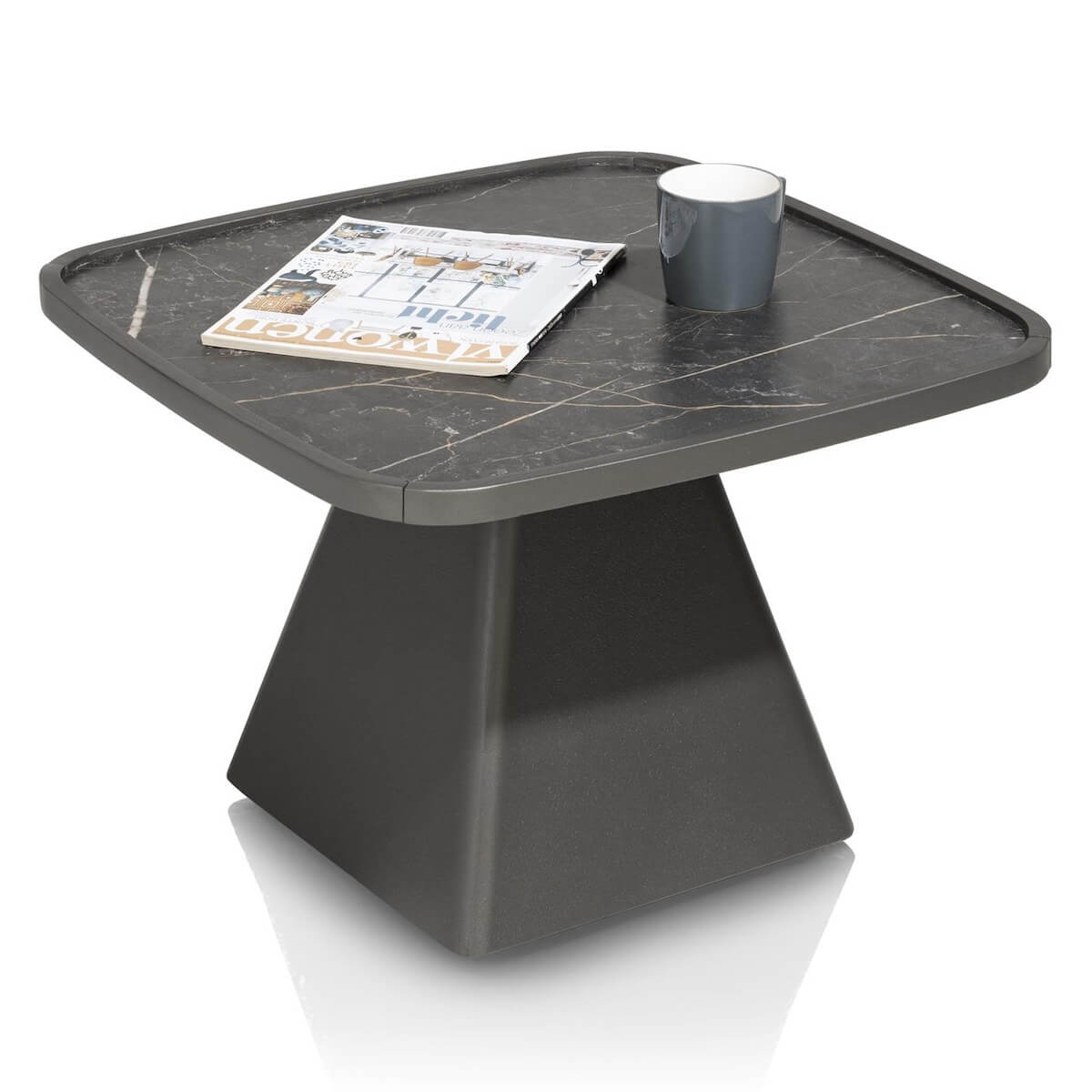 Table basse 60x60x42cm OSKAR Henders & Hazel Onyx