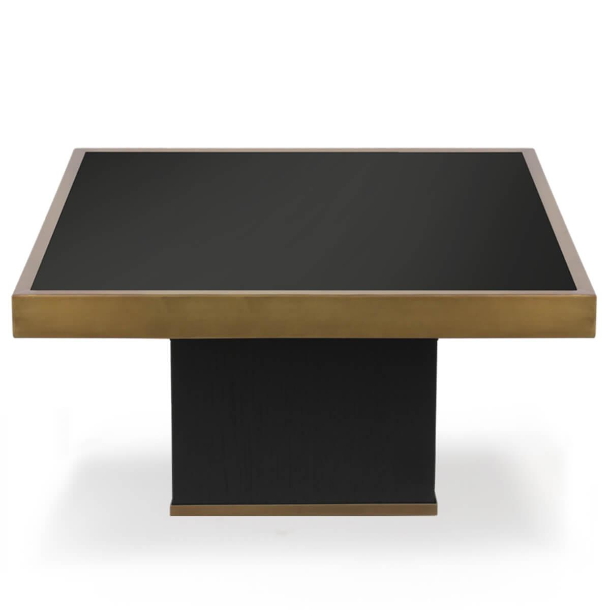 Table basse 61x61cm H30cm TRIFECTA Ethnicraft Charcoal