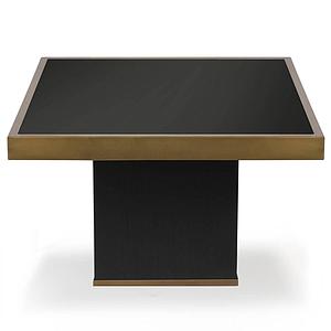 Table basse 61x61cm H38cm TRIFECTA Ethnicraft Charcoal