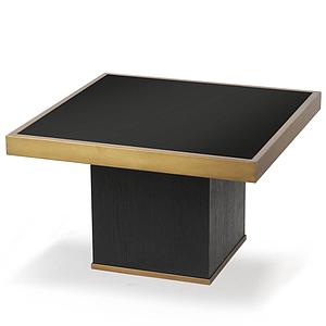 Table basse 61x61cm H38cm TRIFECTA Ethnicraft Charcoal