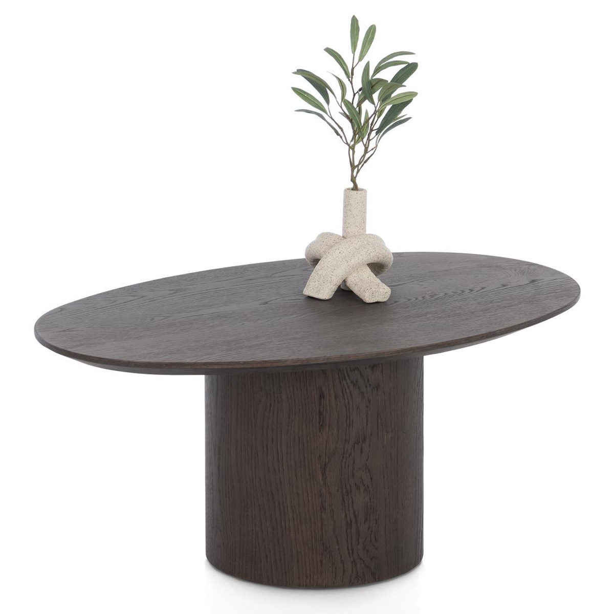 Table Basse 79x49x30cm TRENTON Xooon Argile