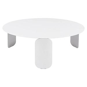 Table basse 80cm BEBOP Fermob blanc coton