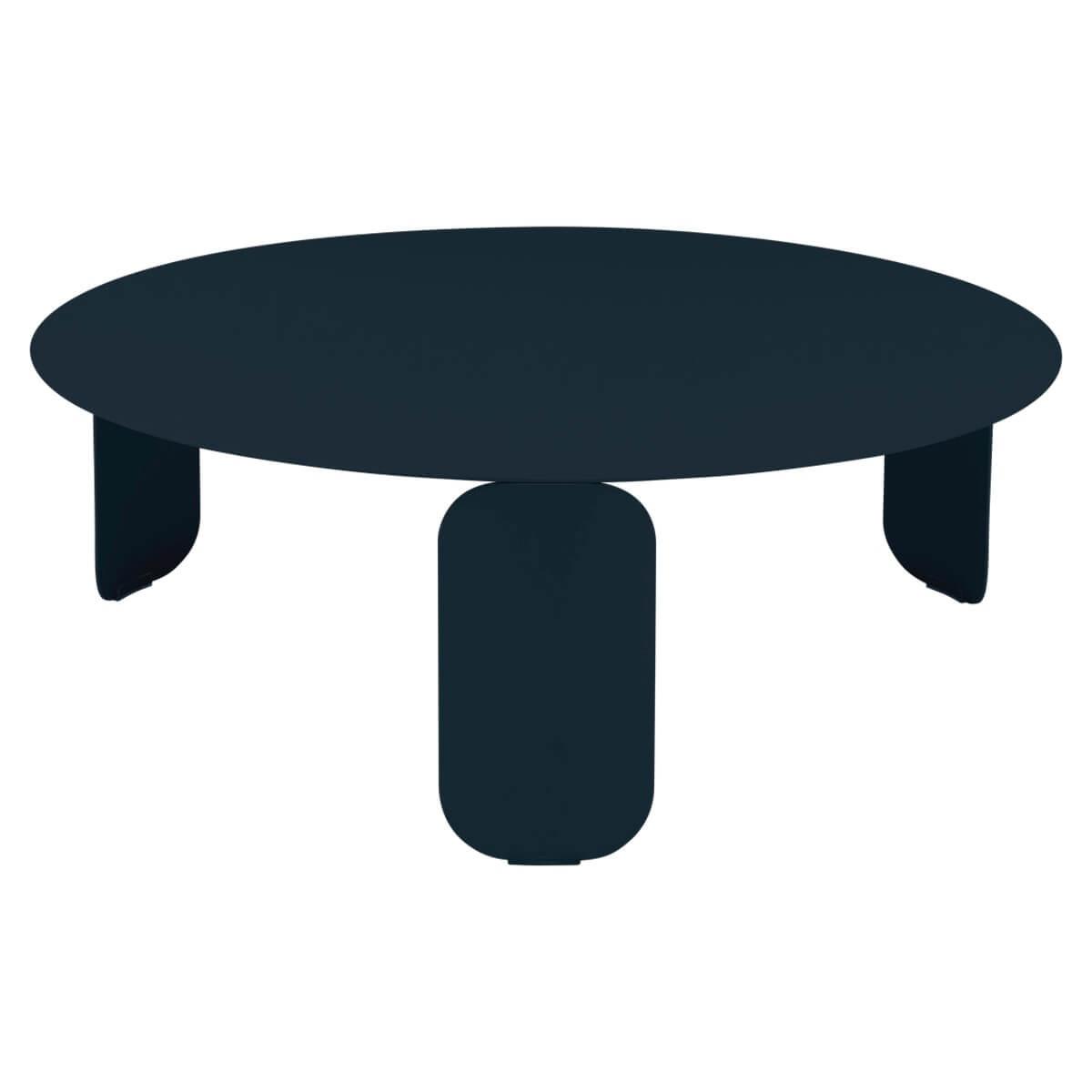 Table basse 80cm BEBOP Fermob bleu abysse