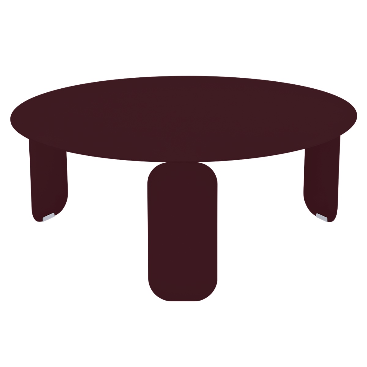 Table basse 80cm BEBOP Fermob cerise noire