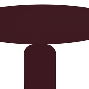 Table basse 80cm BEBOP Fermob cerise noire