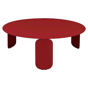 Table basse 80cm BEBOP Fermob coquelicot