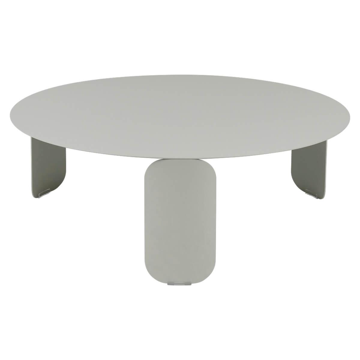 Table basse 80cm BEBOP Fermob gris argile