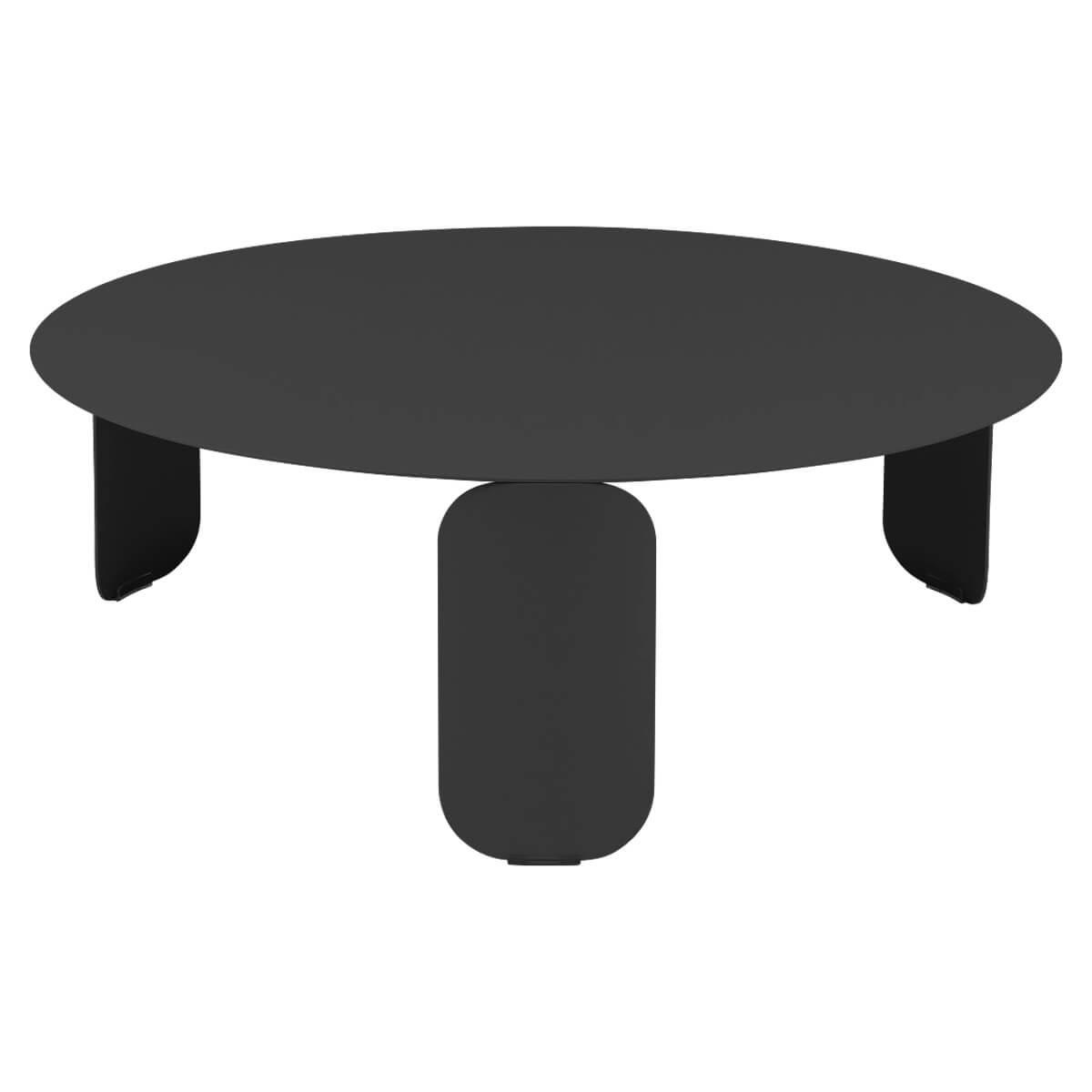 Table basse 80cm BEBOP Fermob gris carbone