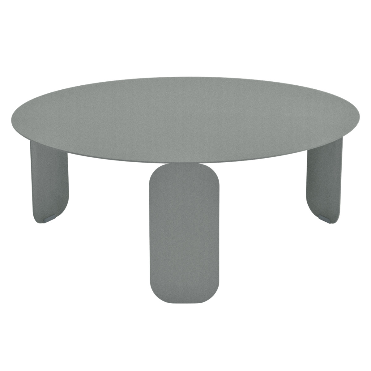 Table basse 80cm BEBOP Fermob gris lapilli 