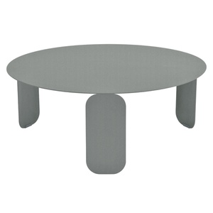 Table basse 80cm BEBOP Fermob gris lapilli 