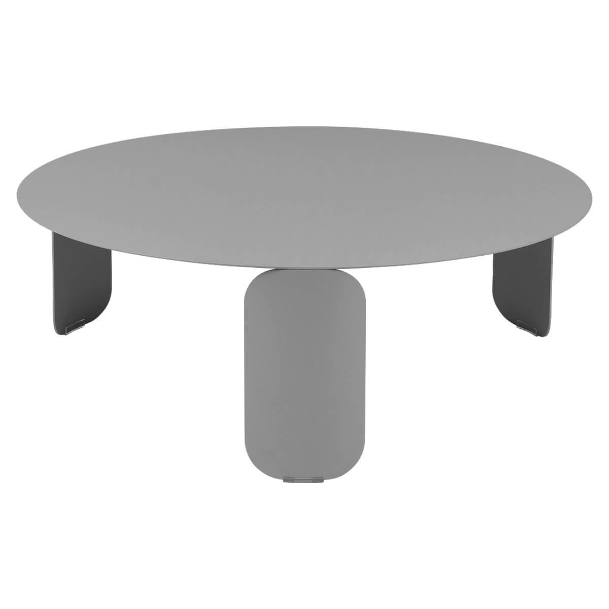 Table basse 80cm BEBOP Fermob gris métal