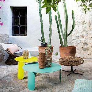 Table basse 80cm BEBOP Fermob miel