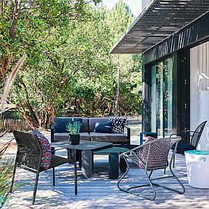 Table basse 80cm BEBOP Fermob vert opaline