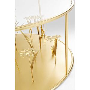 Table basse 80cm FLOWER MEADOW Kared Design doré
