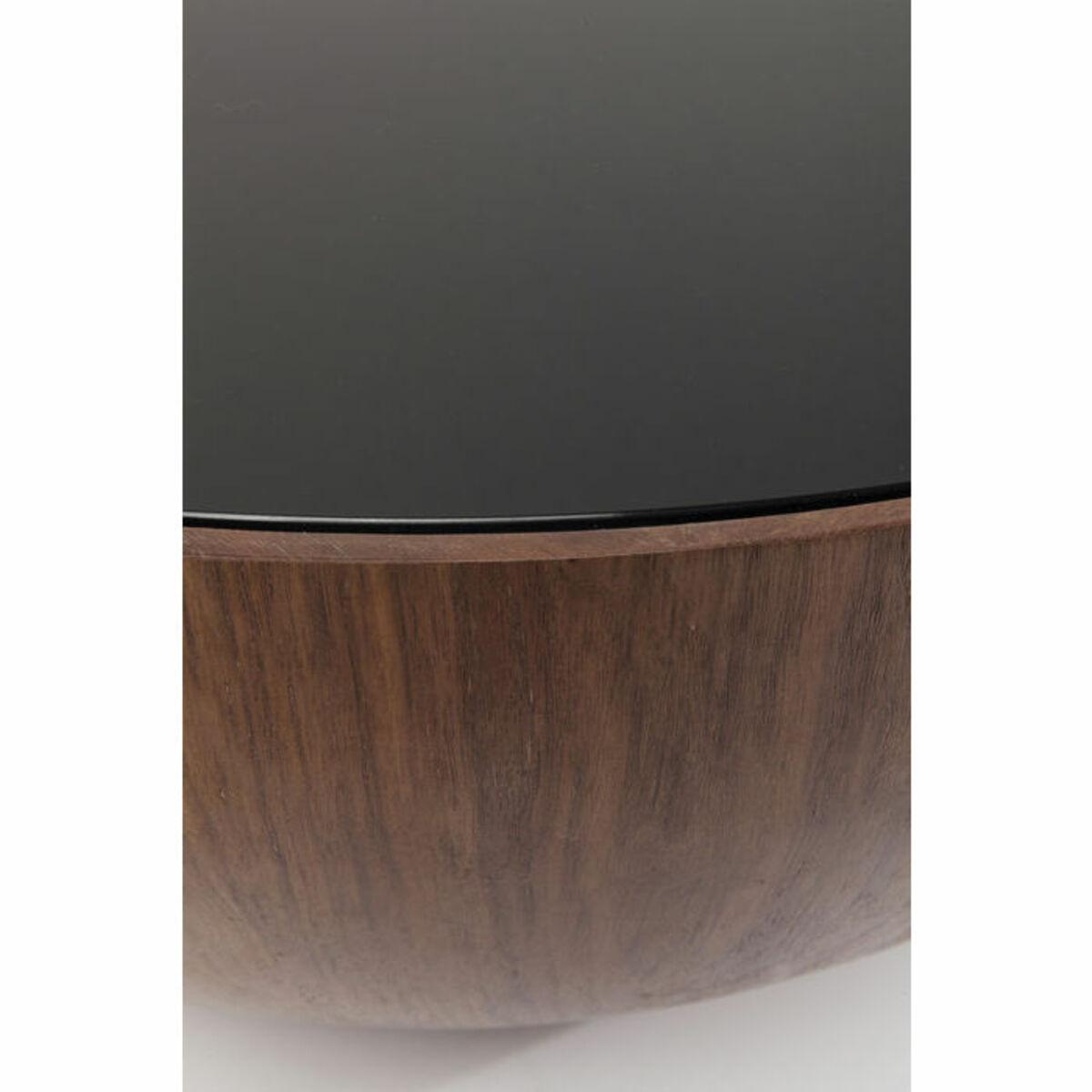 Table basse 80cm TEAR DROPS Kare Design noyer