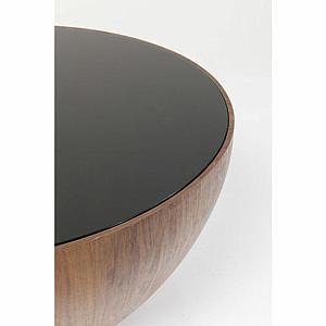 Table basse 80cm TEAR DROPS Kare Design noyer