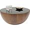 Table basse 80cm TEAR DROPS Kare Design noyer