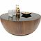 Table basse 80cm TEAR DROPS Kare Design noyer